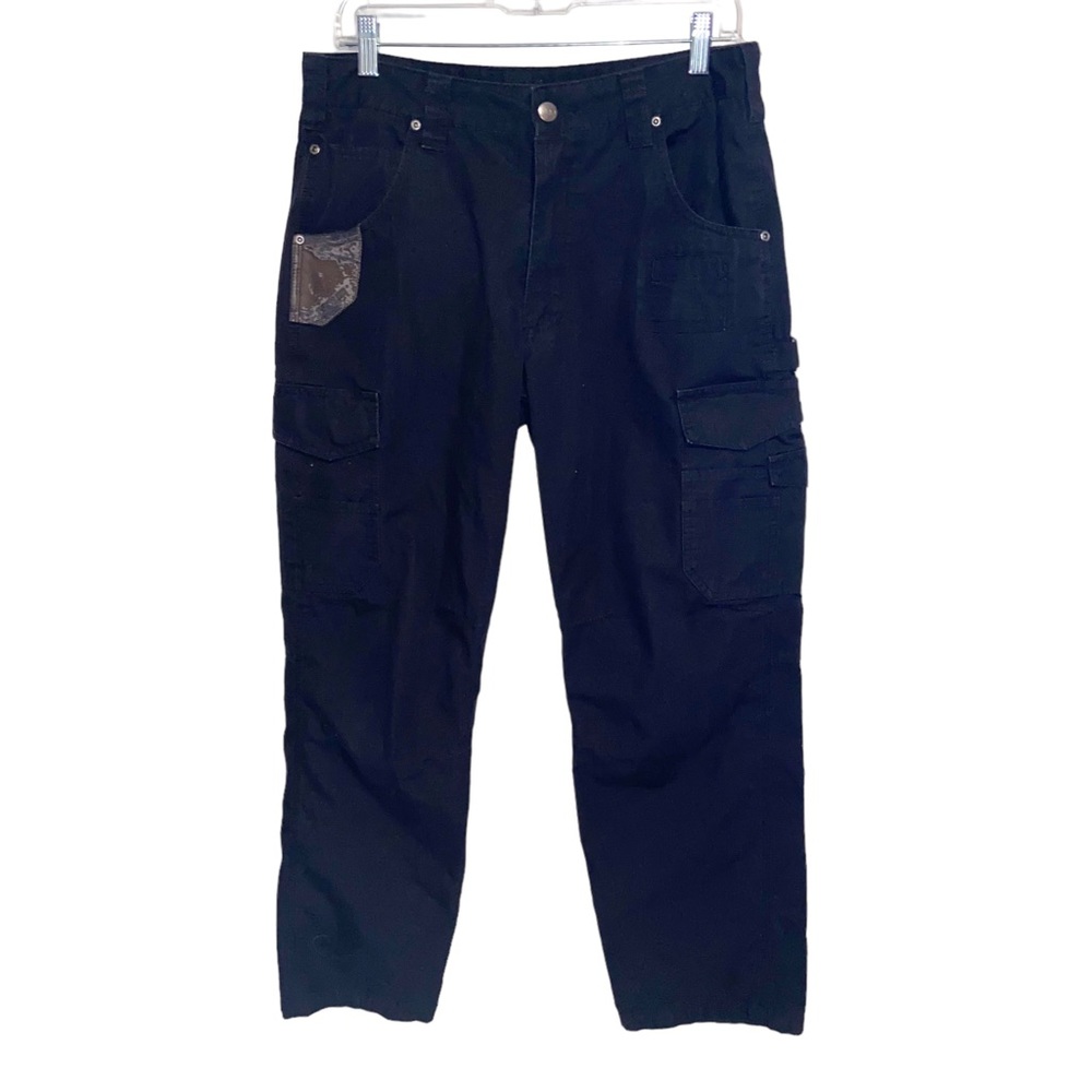 CQR Tactical Cargo Pants Mens 31X29 Ripstop Pockets Outdoor Utility Casual Black